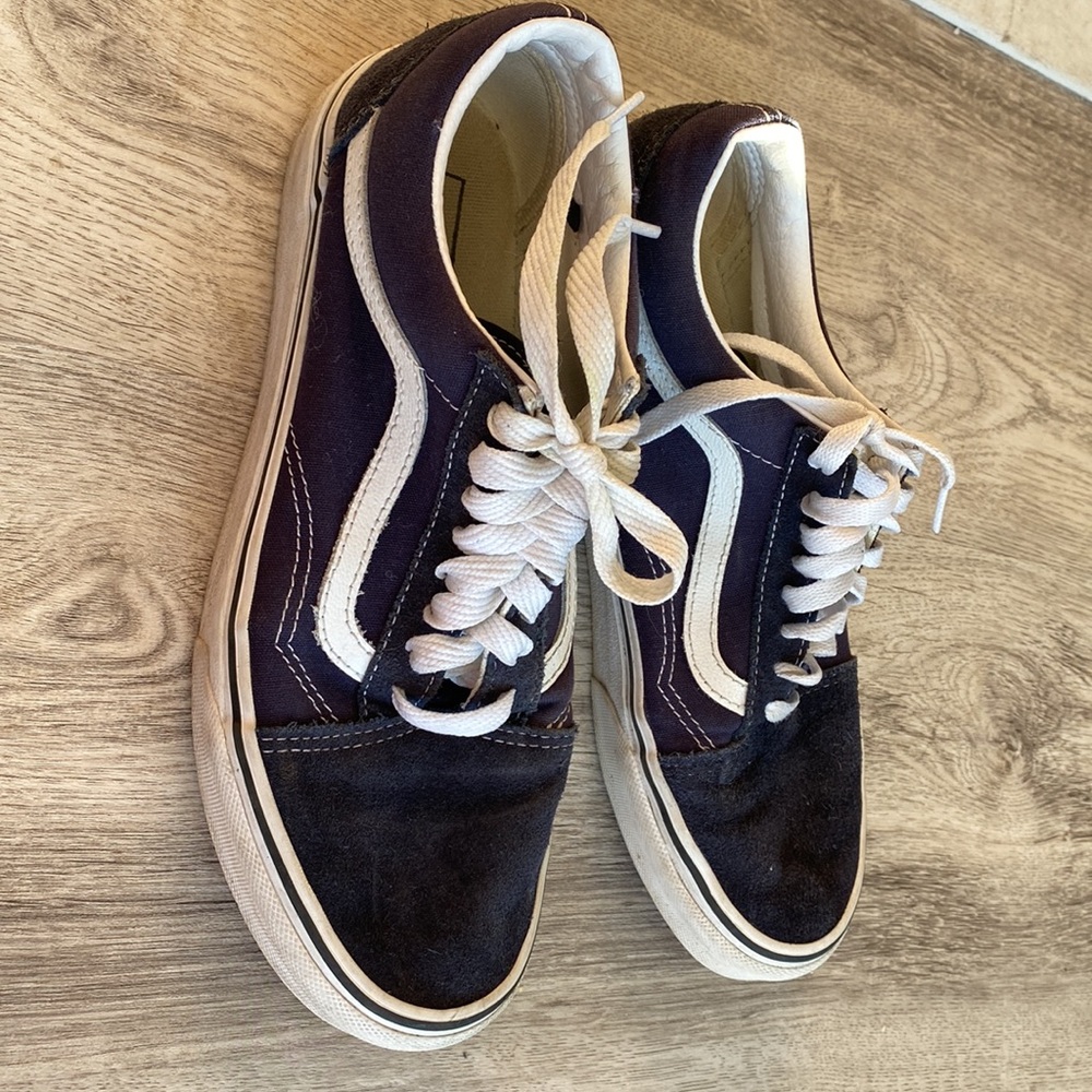 Vans lace up low tops